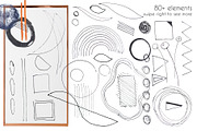 Modern watercolor painted, a Texture Graphic by Big Bundles Shop (Thumbnail 4 of 6)