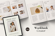 Workbook Canva Template | Subtle, a Print Template by BoldNStudio (Thumbnail 1 of 10)