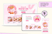 Pink Bakery Cake Website Template, a Wix Template by Template Twist Shop (Thumbnail 8 of 10)