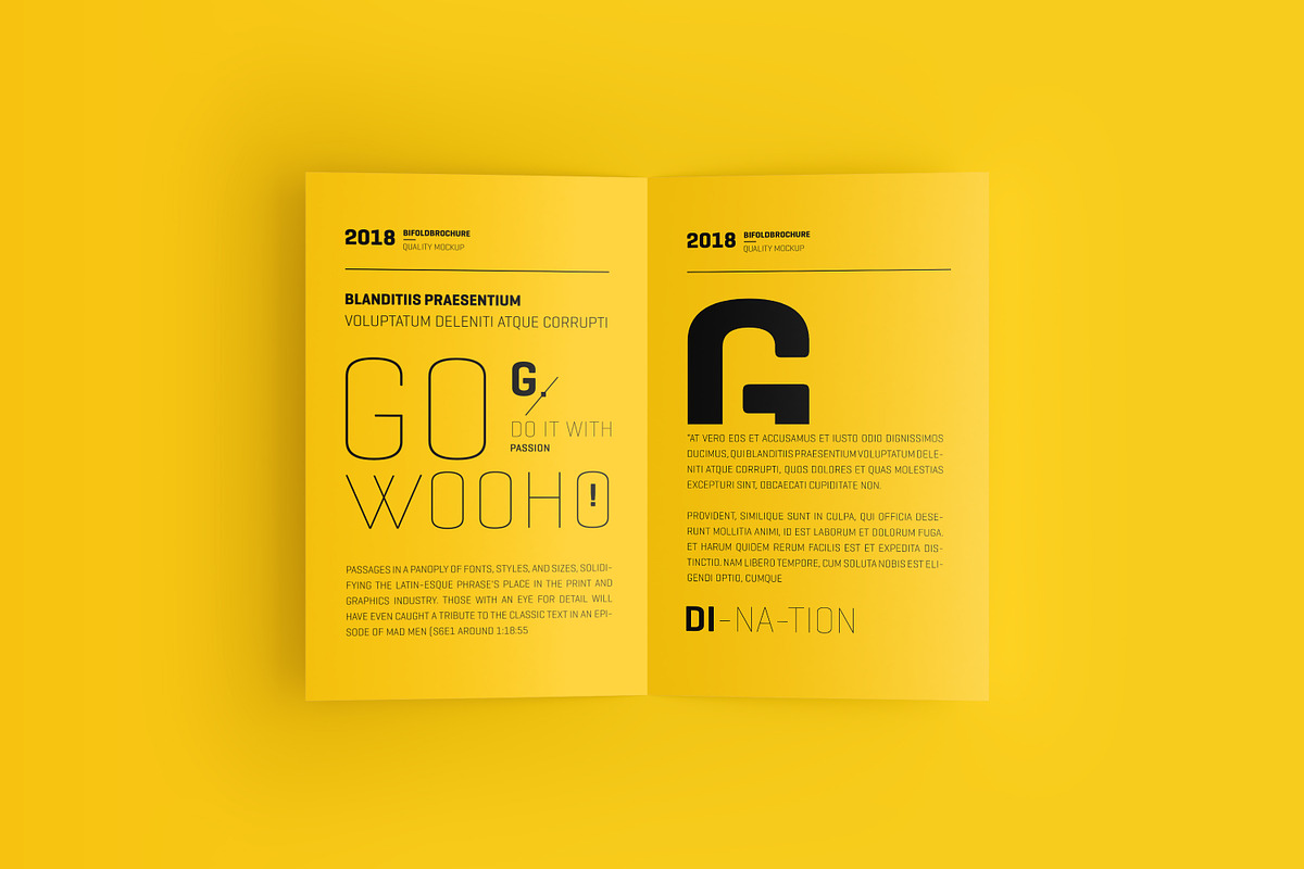 US Letter Bifold Brochure Mockup, a Mockup by Toasin Studio (Photo 1 of 8)
