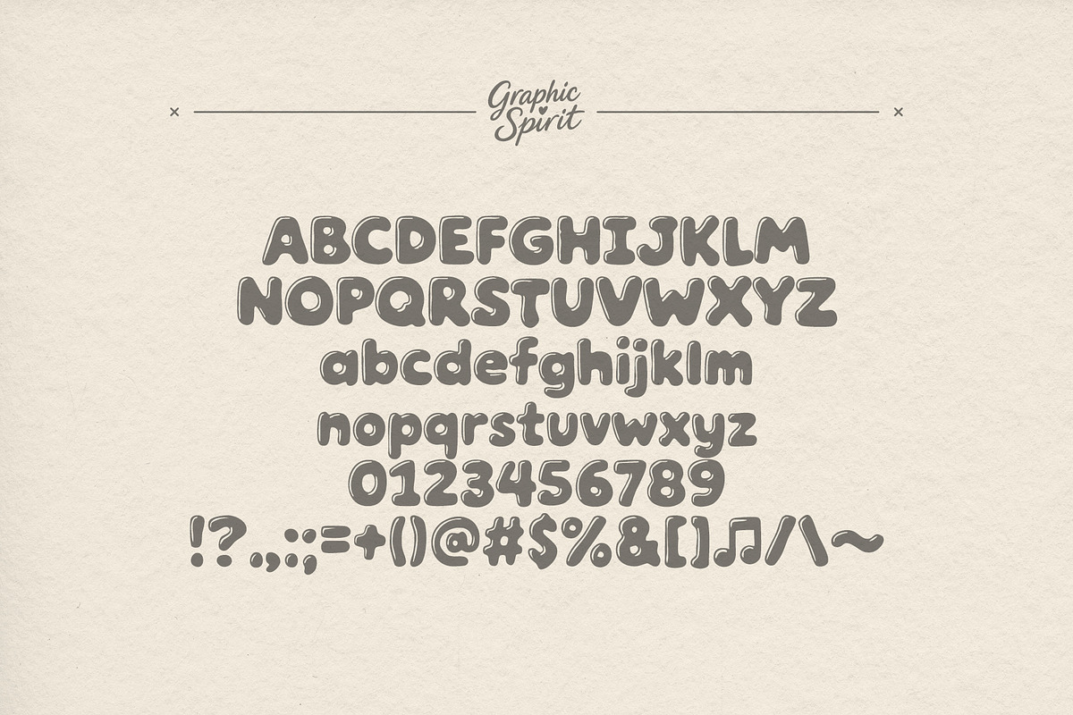 Playful Clay Cute Decorative Font, a Blackletter Font by Graphic Spirit (Photo 13 of 13)