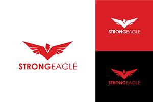 Strong Eagle Logo, a Branding & Logo Template by zaqilogo