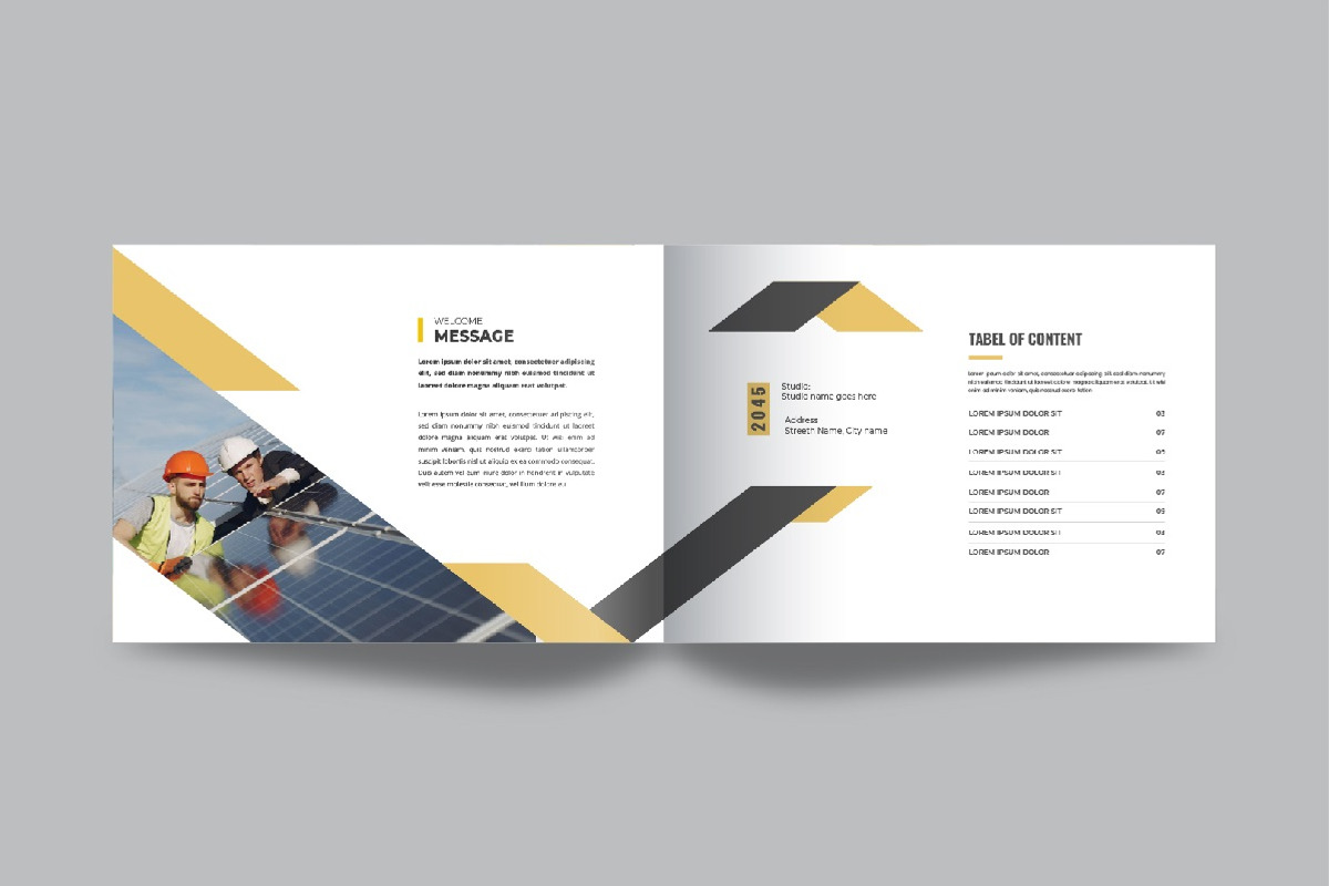 Solar energy landscape brochure, a Brochure Template by Pavel_design (Photo 3 of 7)