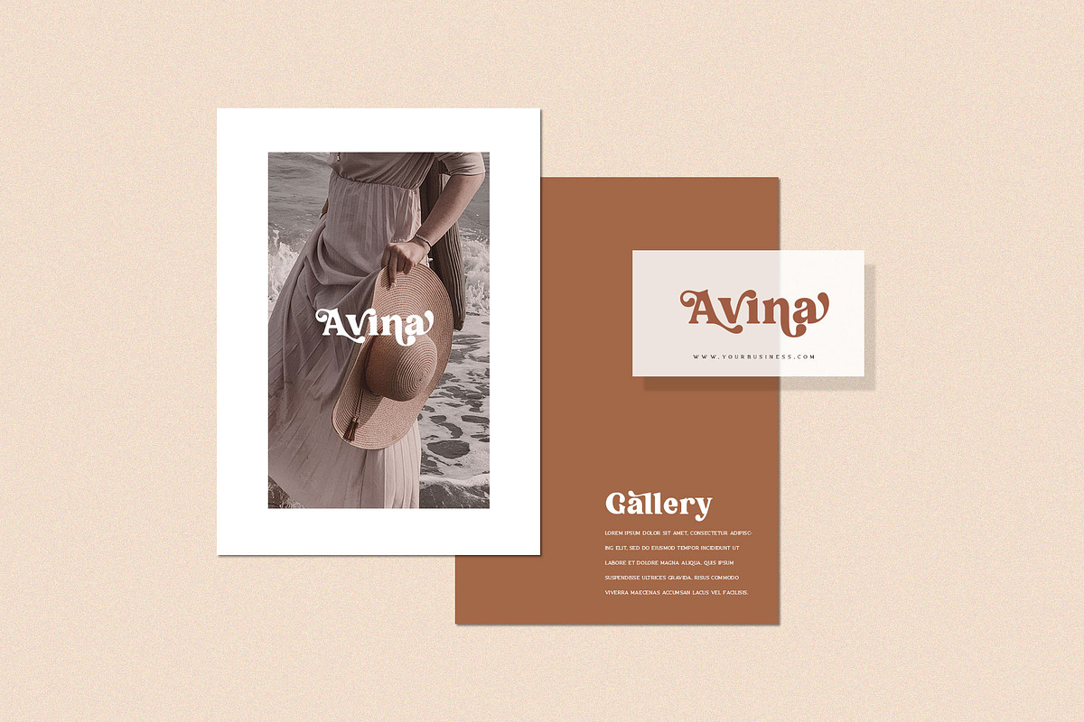 Laurasia Vintage Serif Font, a Serif Font by RantautypeStudio (Photo 11 of 15)