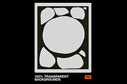 Organic Frames - Hand Cut Frame PNGs, a Texture Graphic by BLKMARKET© (Thumbnail 5 of 7)