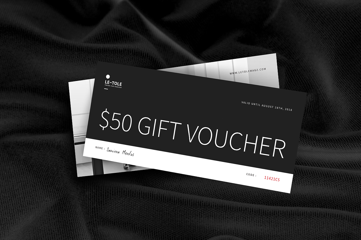 Gift Voucher, a Card Template by BOXKAYU (Photo 3 of 8)