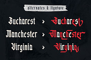 Eksellena - Blackletter Display, a Blackletter Font by Typehand Studio (Thumbnail 4 of 14)