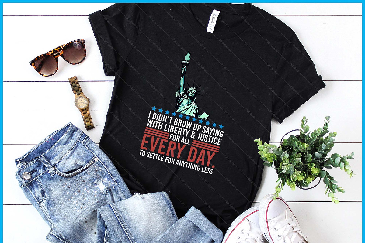Patriotic Liberty Justice USA SVG, an Object Graphic by Creativeusart (Photo 1 of 4)