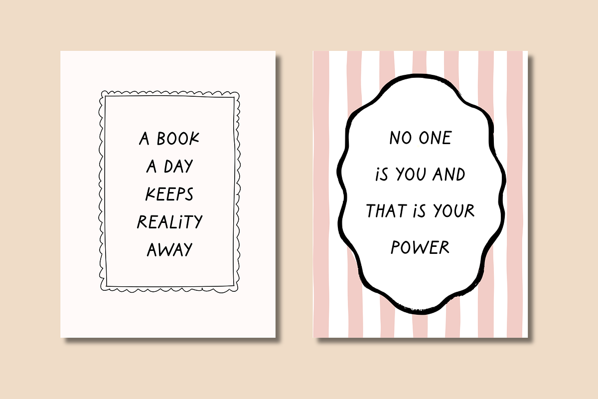 Powered by Sticky Notes, a Handwritten Font by Sofia Skoog (Photo 3 of 13)