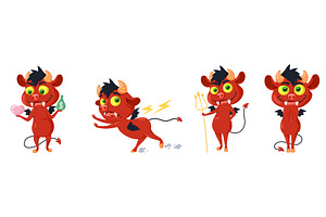 Funny Little Cruel Devil Characters