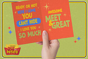 Hot Potato - All Caps Display Font, a Sans Serif Font by Gassstype (Thumbnail 4 of 8)