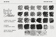 Ink Matter Brushes for Procreate, a Brush Add-On by Fins and Fiction (Thumbnail 2 of 7)