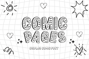 Coloring Pages - Playful Scribble, a Font by KiddoGlyphs Studio (Thumbnail 2 of 3)