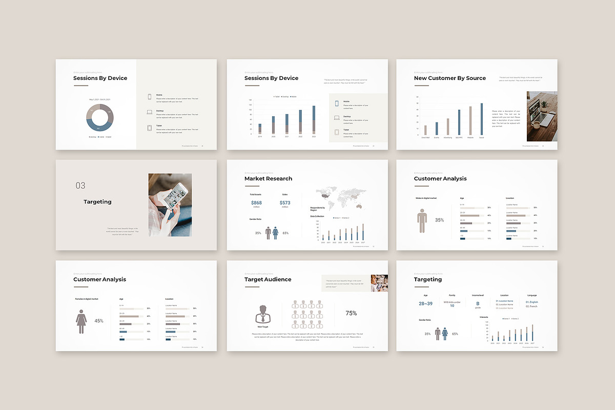 Digital Marketing Strategy Template, a Presentation Template by CreativityForest (Photo 7 of 15)
