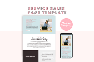 Pastel Service Sales Templates