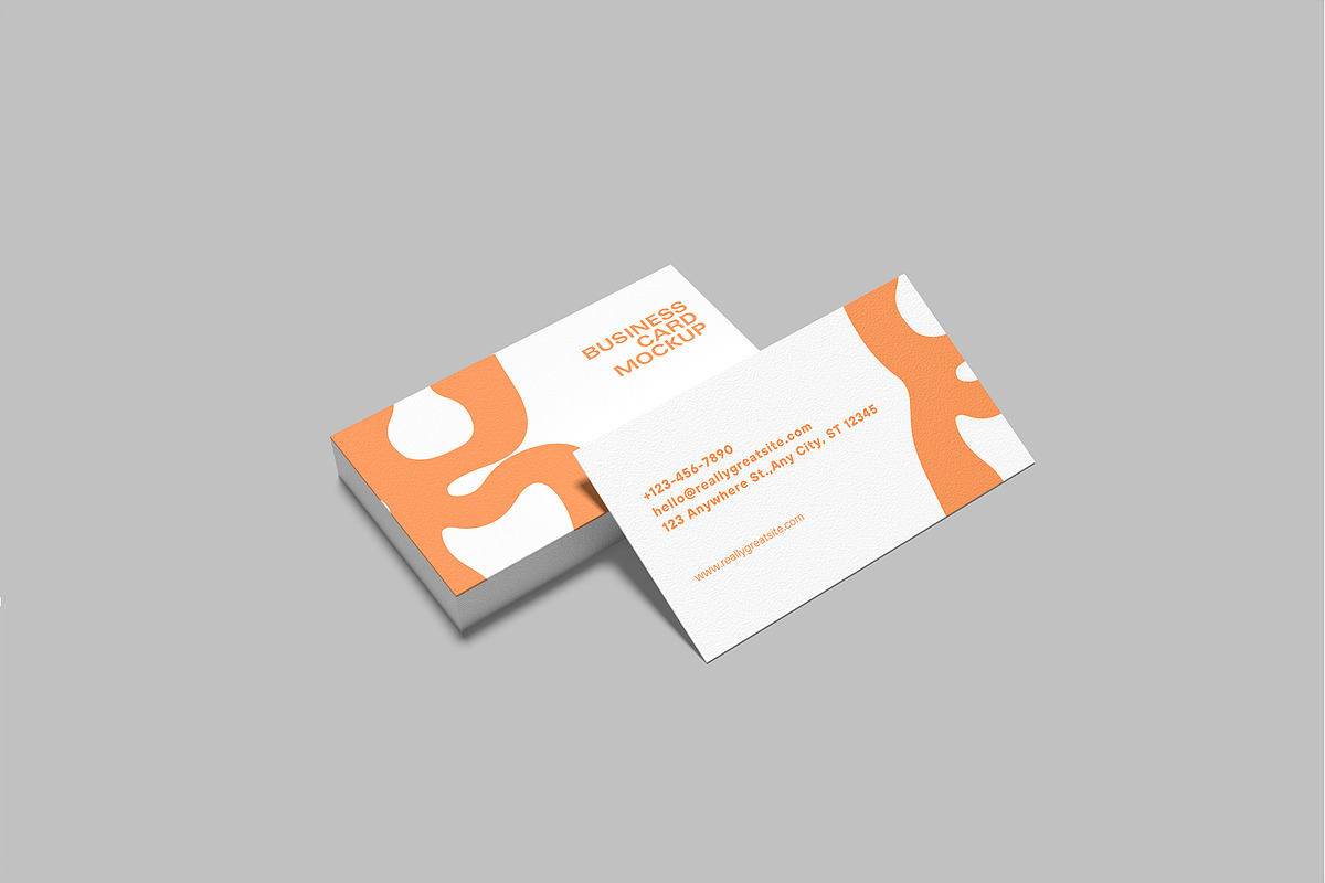 Business Card Mockup, a Business Card Template by lamorastudio (Photo 4 of 11)