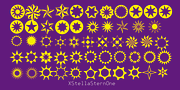 XStellaStern, a Symbol Font by Ingrimayne Type (Thumbnail 1 of 5)
