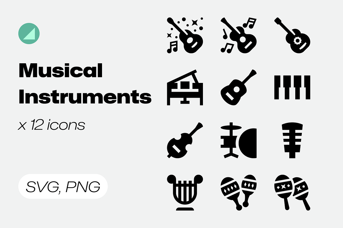 BSCNS / Audio / Musical Instruments, a Solid Icon by Danil Polshin
