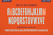 Cold Cuts, a Sans Serif Font by GoodGravyType (Thumbnail 2 of 3)