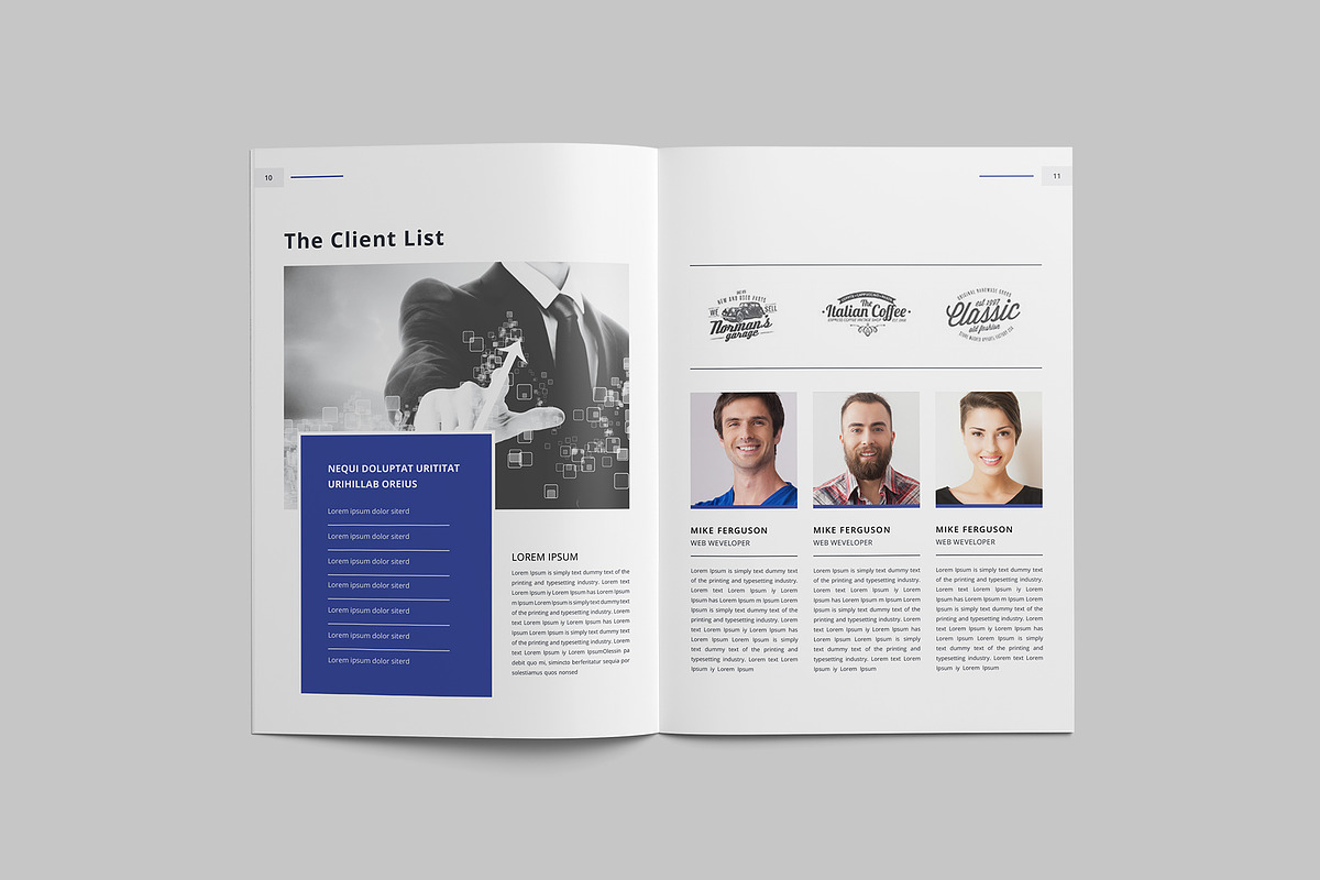 Proposal Brochure Template, a Brochure Template by Tanber Hossen (Photo 14 of 14)