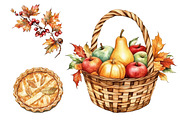 Thanksgiving greeting elements, a Seasonal Illustration by CitraGraphics (Thumbnail 6 of 7)
