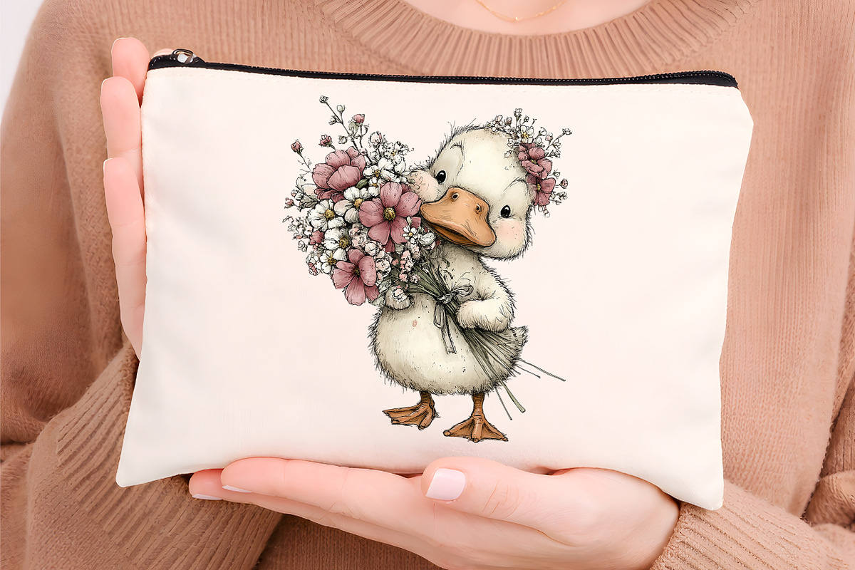 whimsical spring goose clipart, an Illustration by GatewayDesign (Photo 5 of 7)