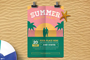 Summer Beach Surfer Flyer, a Flyer Template by UInstrument (Thumbnail 2 of 4)