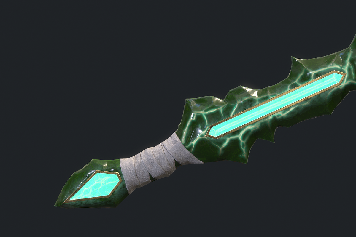 5 Fantasy Stylish Dagger -PBR-, an Object 3D Model by TFE Game Art (Photo 11 of 16)
