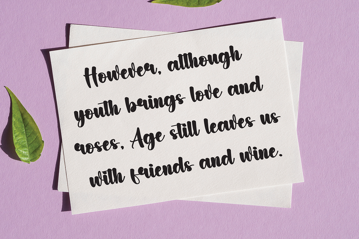 Simple Quirky | Script Font, a Handwritten Font by Scratchones (Photo 4 of 9)