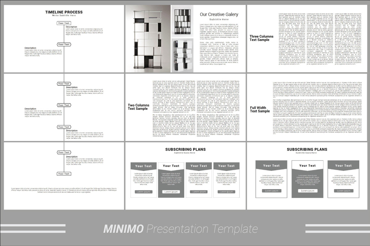 MINIMO Keynote Template, a Presentation Template by Presentation Official (Photo 5 of 8)
