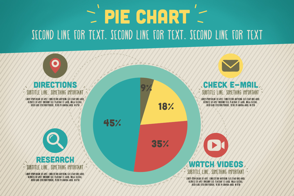 Infographic Elements & Graphs, an Outline Icon by plaxtico (Photo 8 of 12)