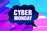 Set for Cyber Monday, a Background Graphic by Uniyok (Thumbnail 5 of 5)