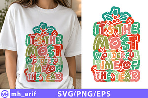 Most Wonderful Time Of The Year SVG
