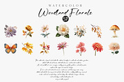 Florals and Woodland Clipart, an Illustration by CreationArt (Thumbnail 2 of 3)