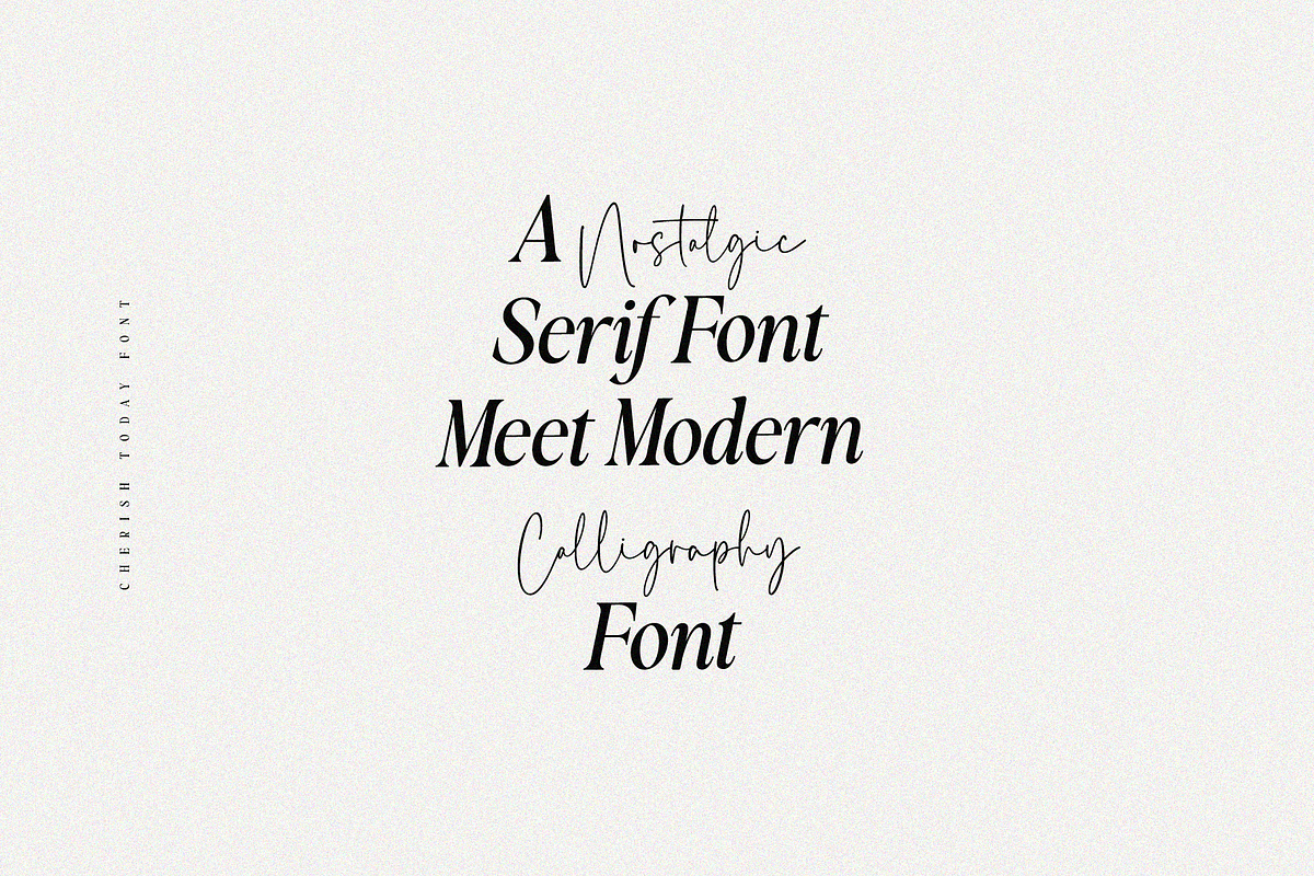 Cherish Today Font Duo, a Serif Font by Pen Culture (Photo 2 of 9)