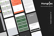 Hungries Wireframe UI Kit for Food, an UI Kit Template by SyalUIUX (Thumbnail 6 of 9)