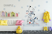 KIDS WALL & FRAMES Mockup Bundle - 2, a Print Template by Yuri-U (Thumbnail 25 of 43)