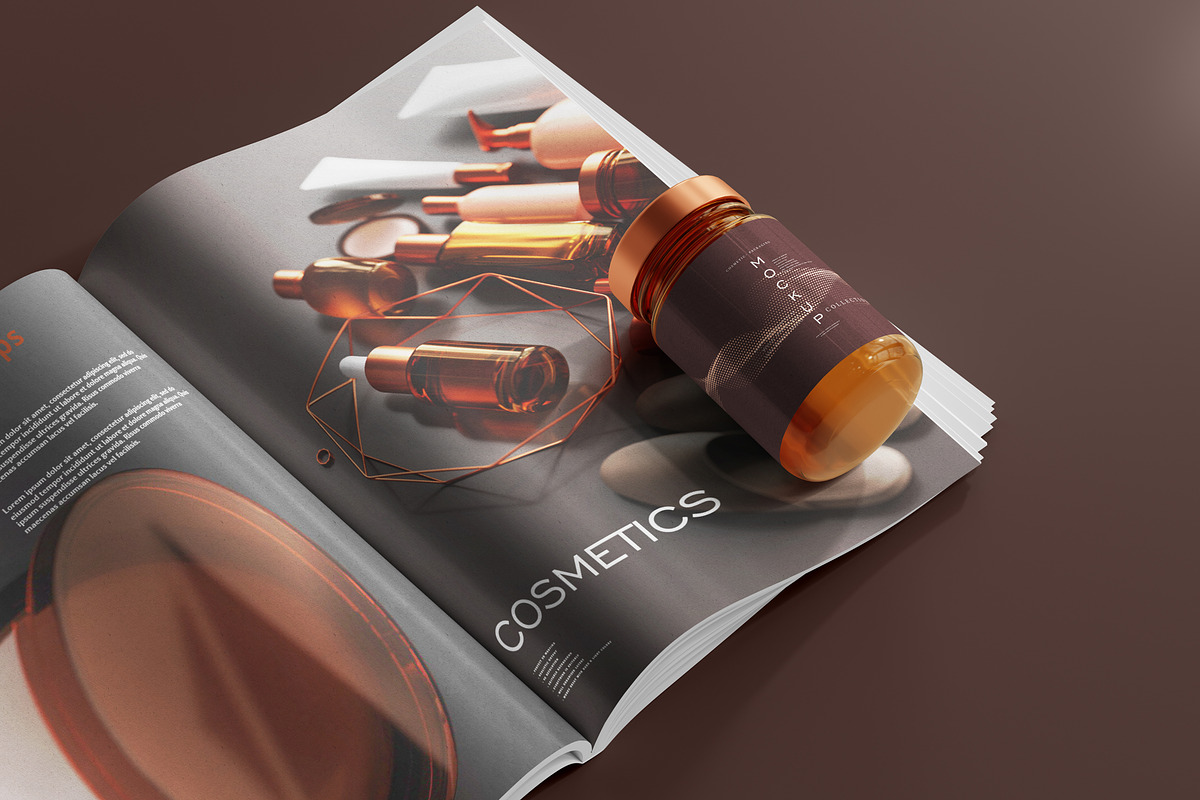 390+ Cosmetic Branding Mockup Scenes, a Cups & Container Mockup by pmvch (Photo 169 of 367)