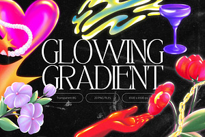 Glowing Gradient Shapes