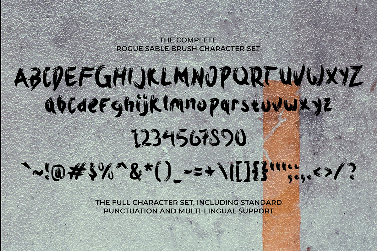 Rogue Sable Bold Brush Font, a Handwritten Font by mesuka (Photo 5 of 5)