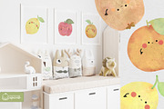 Pastel Fruits Watercolor Clipart, a Food Illustration by creationsbyapuruh (Thumbnail 2 of 9)