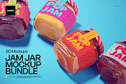 Jam Jar Mockup Bundle, a Cups & Container Mockup by creatsy5 (Thumbnail 1 of 65)