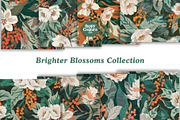 Brighter Blossoms Digital Paper Pack, a Pattern Graphic by Happy Creators Co. (Thumbnail 6 of 7)