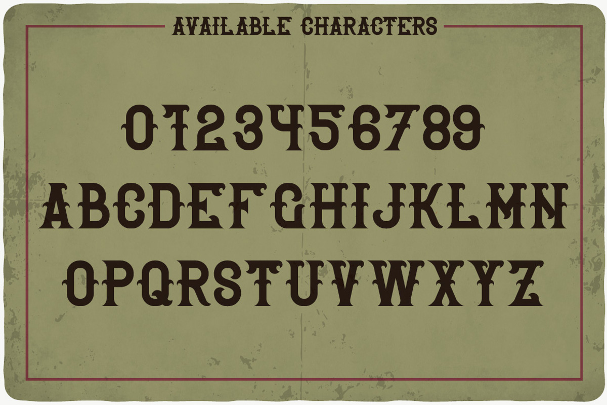 Rover typeface preview 2