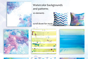 Hand Painted Watercolor Textures, a Texture Graphic by Daria's Magic World (Thumbnail 2 of 5)