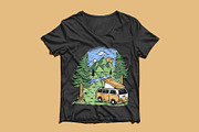 Enjoy the mountain view by van, an Illustration by gunaonedesign (Thumbnail 4 of 5)