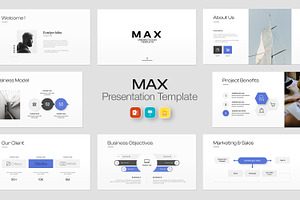 Max Presentation Template, a Presentation Template by SlideStock