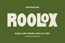 Roolox Sans Hand Drawn Display Font