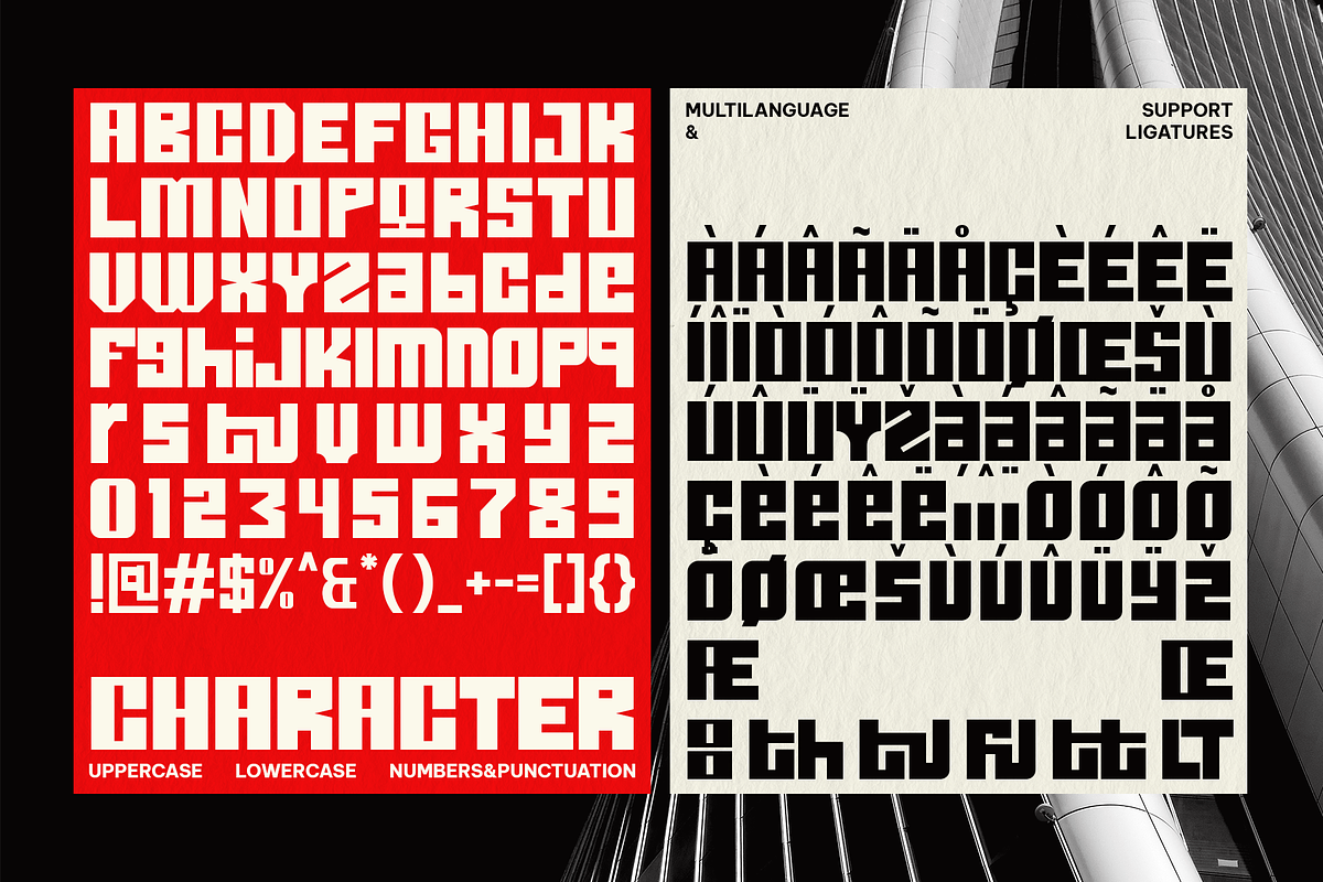 Arvenadora - Blocky Display Font, a Sans Serif Font by Indotype Foundry (Photo 2 of 10)