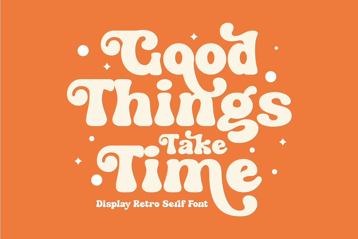 Magical Touch - Retro Serif Font, a Serif Font by Keithzo (Photo 2 of 8)